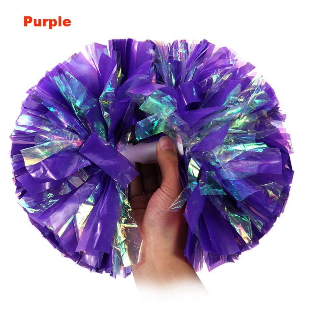 Cheerleading Pom Pom - Juego para niños de 26cm, pompones