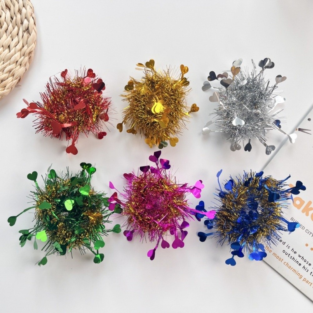 Cheerleading Pom Pom - 10 Pulseras Decorativas de Lentejuelas Metálicas