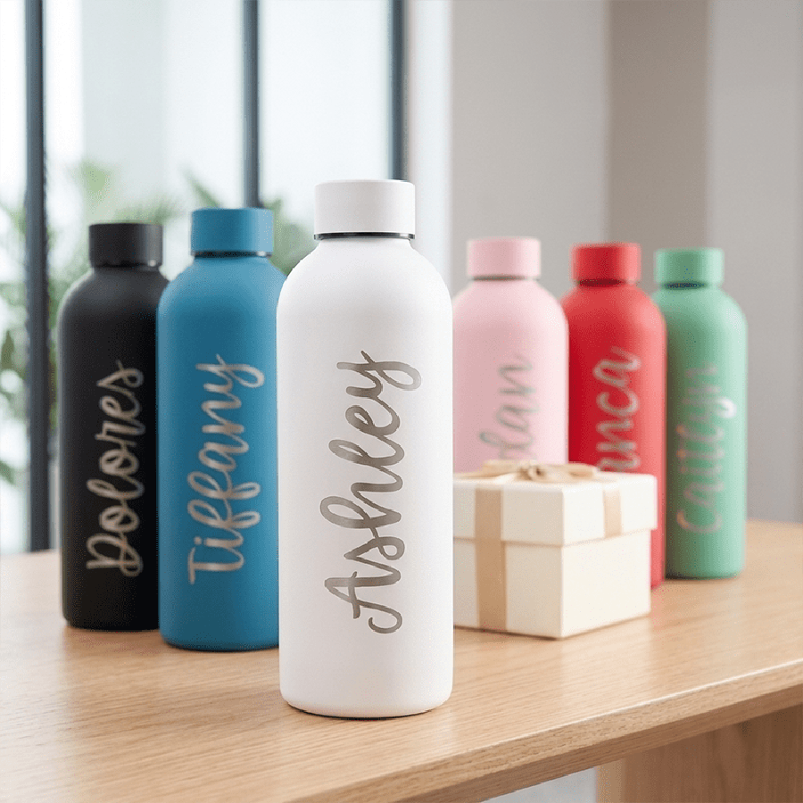 Sports Equipment With Names - Botella de agua personalizada de acero