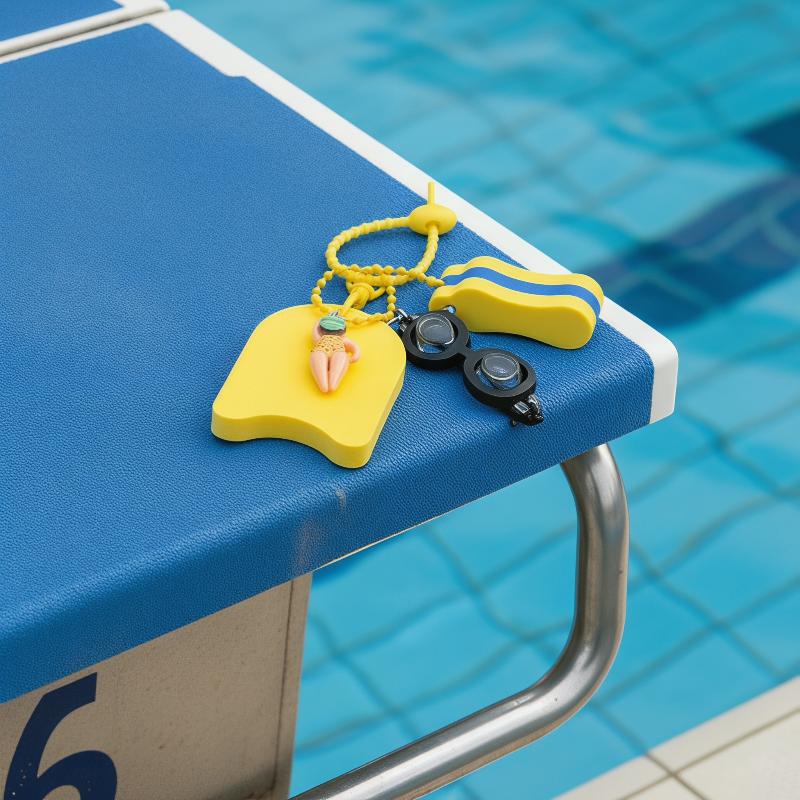 Swimming Kickboard - (N) Llavero con temática de natación