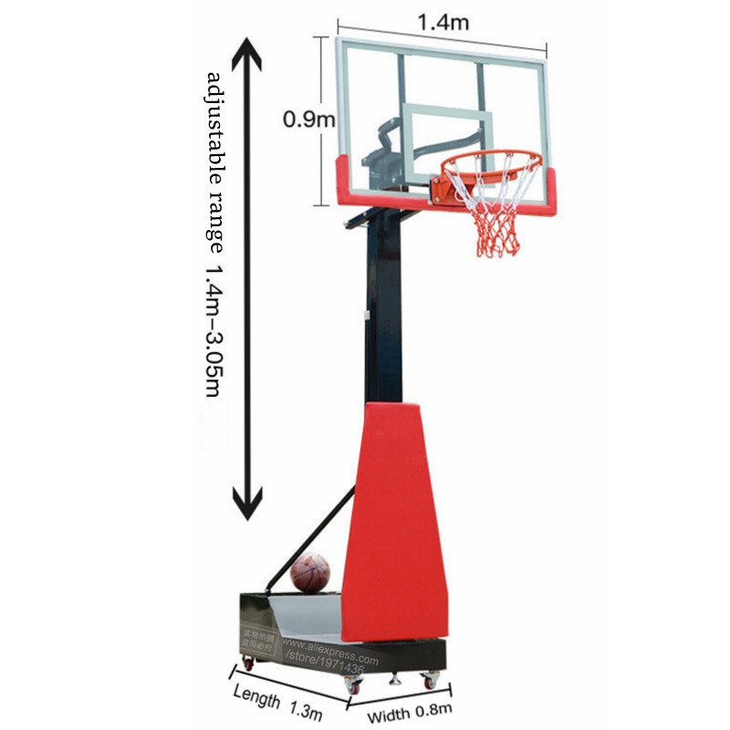 Soporte de baloncesto móvil po - Sports Equipment In School reseña y precio