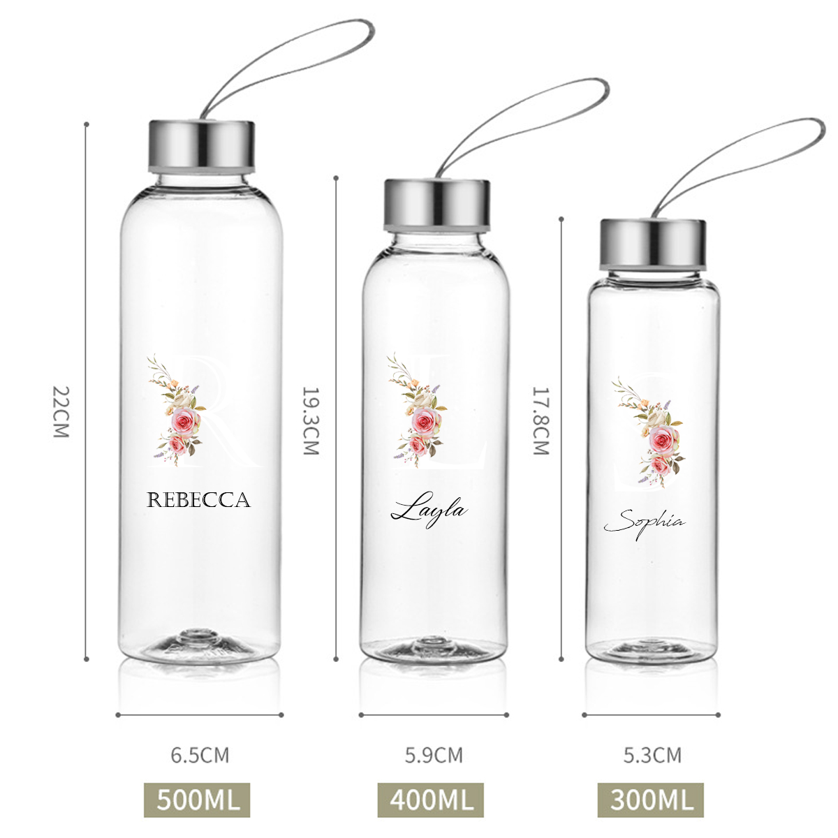 Botella de agua personalizada  - Sports Equipment With Names reseña y precio