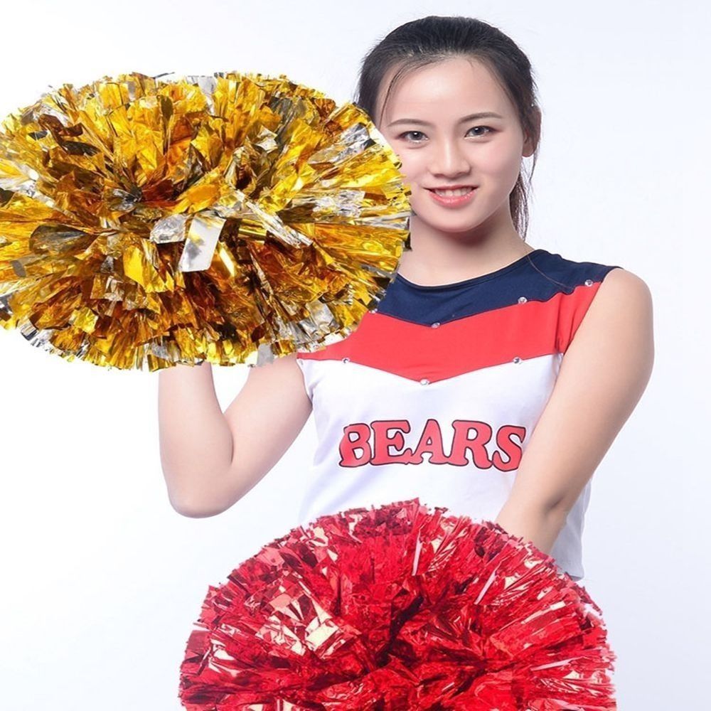 Juego de pompones multicolores - Cheerleading Pom Pom reseña y precio