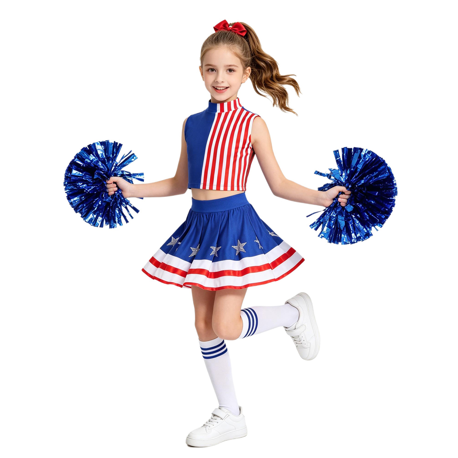 Traje de animadora para niñas, - Cheerleading Pom Pom reseña y precio