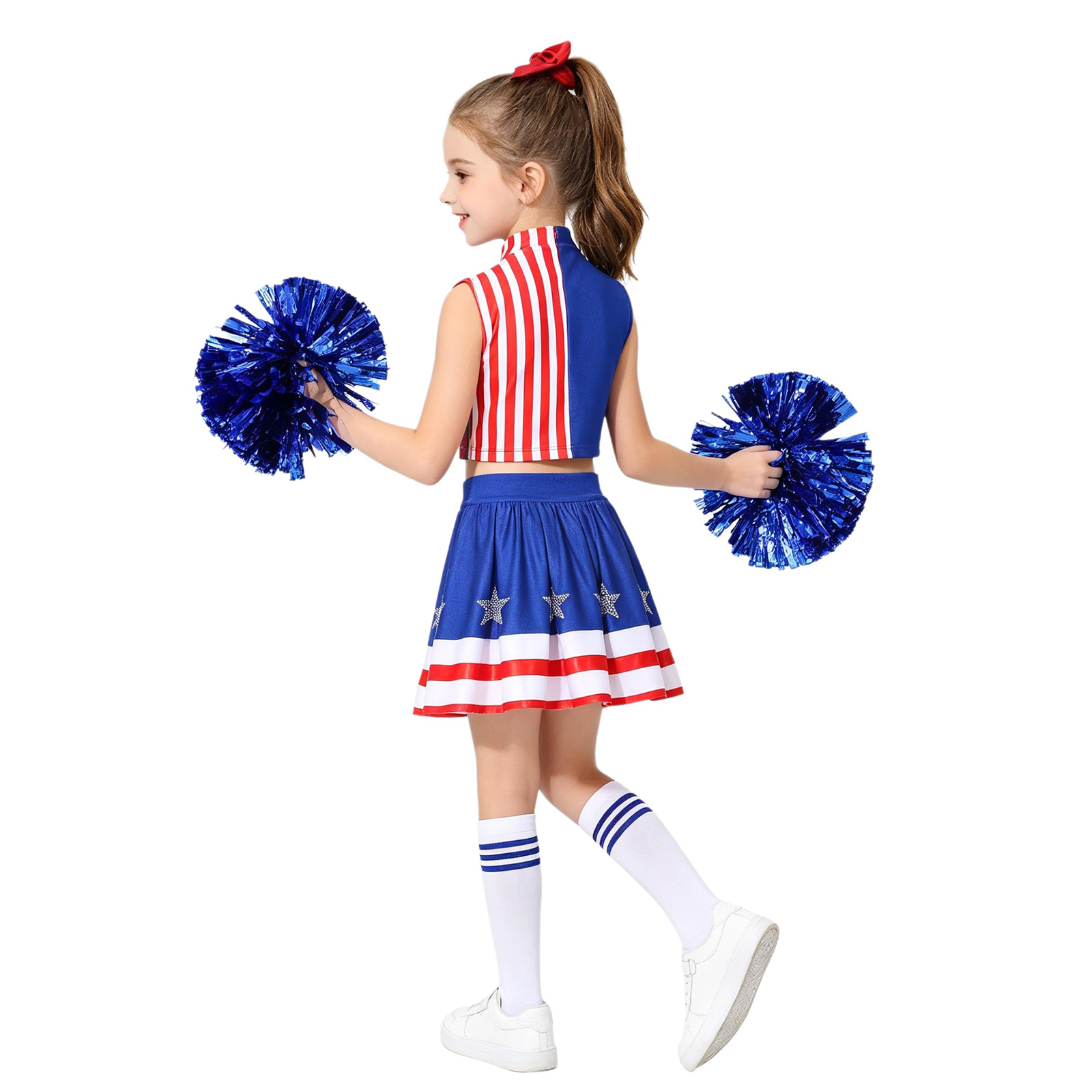 Traje de animadora para niñas, - Cheerleading Pom Pom reseña y precio