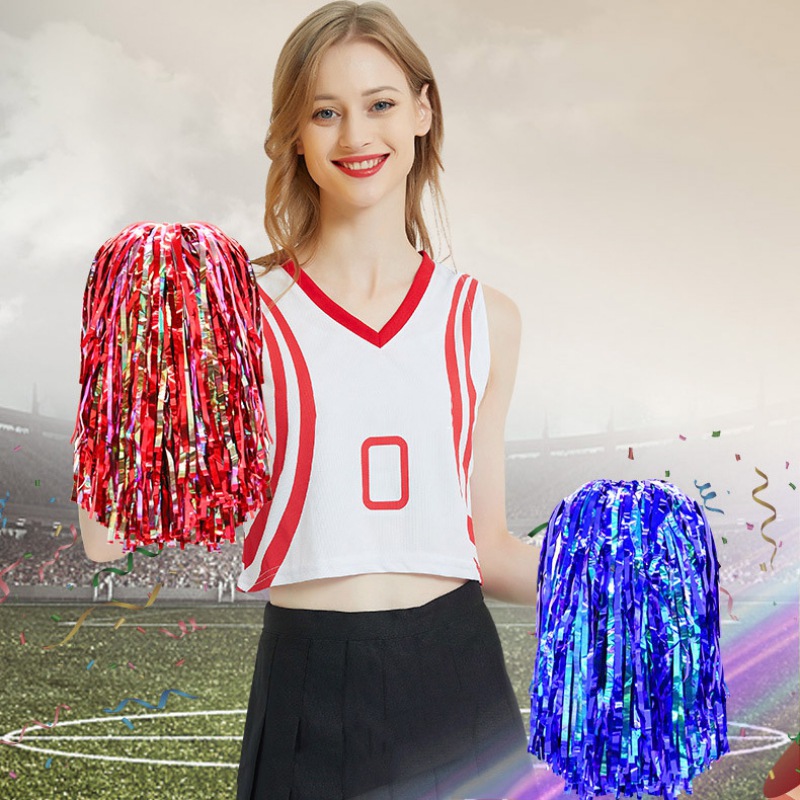 Pompones de animadora de borla - Cheerleading Pom Pom reseña y precio