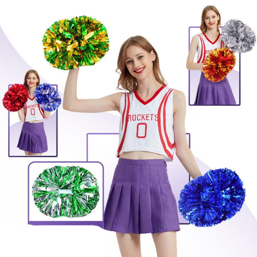 Pompón metálico para animadora - Cheerleading Pom Pom reseña y precio