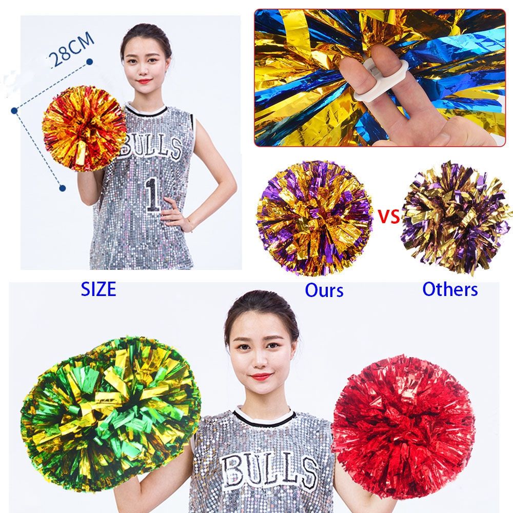 Pompones de animadora de lujo  - Cheerleading Pom Pom reseña y precio